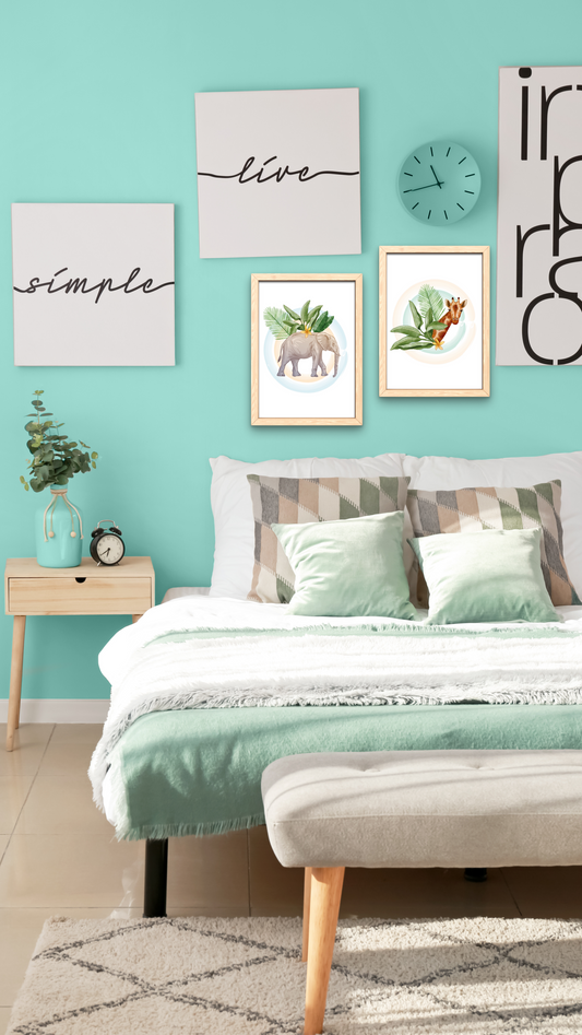 Animal Ahşap Çerçeveli 30x40 Tablo