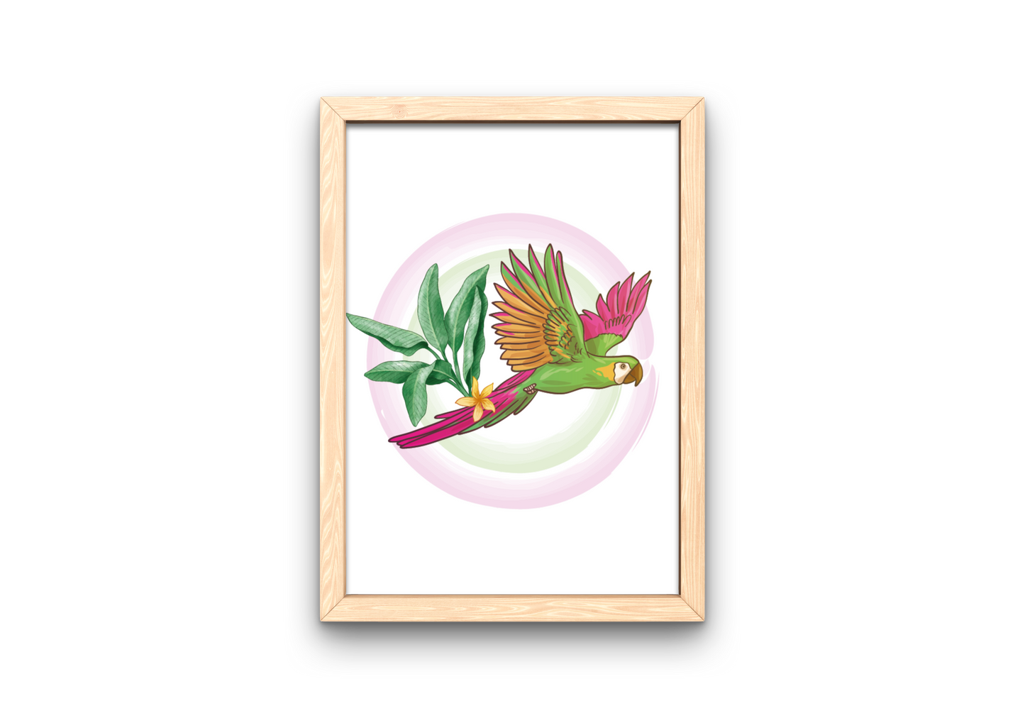 Animal Ahşap Çerçeveli 30x40 Tablo