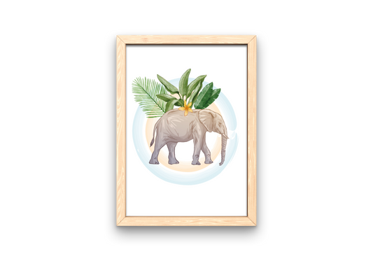 Animal Ahşap Çerçeveli 30x40 Tablo