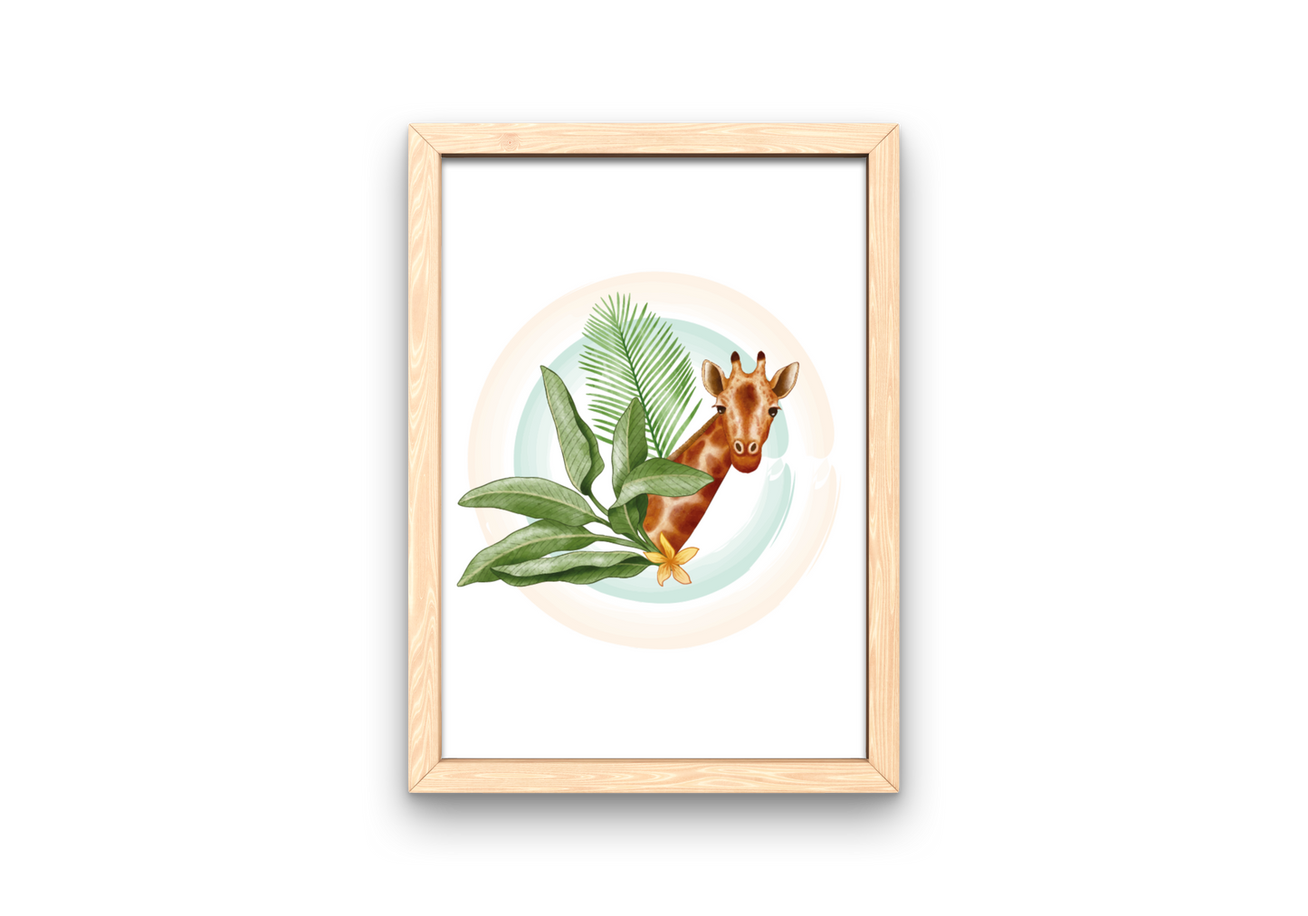 Animal Ahşap Çerçeveli 30x40 Tablo